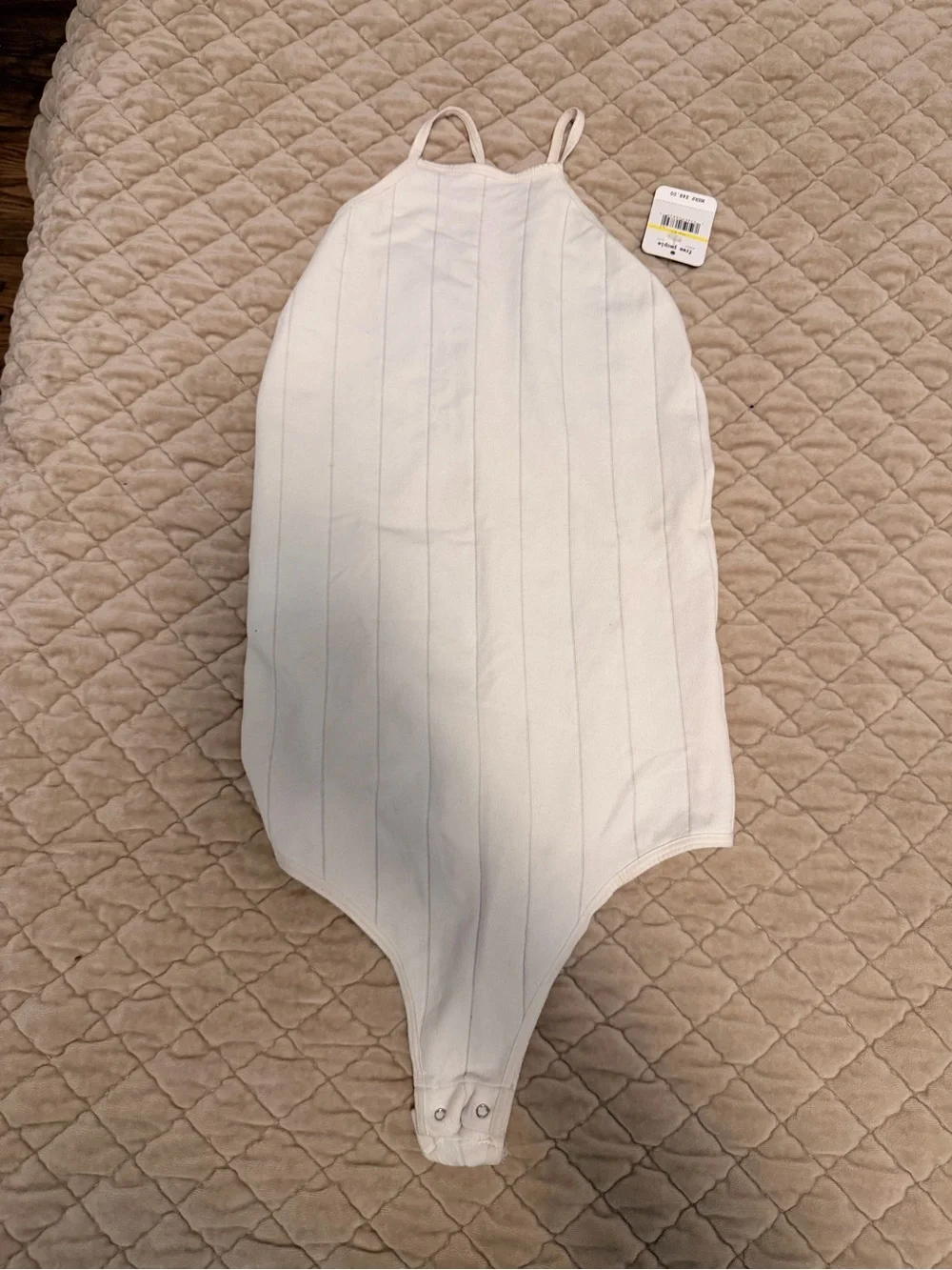 Free People Bridget Ribbed Bodysuit Sz M/L NWT